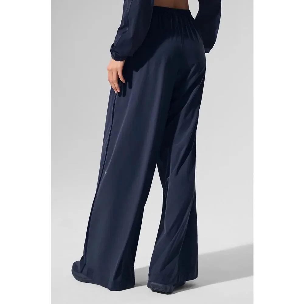 Alo Yoga Breezy Wide Leg Pants Regular Length XS Navy EUC $158 Retail Sold Out - Picture 5 of 16